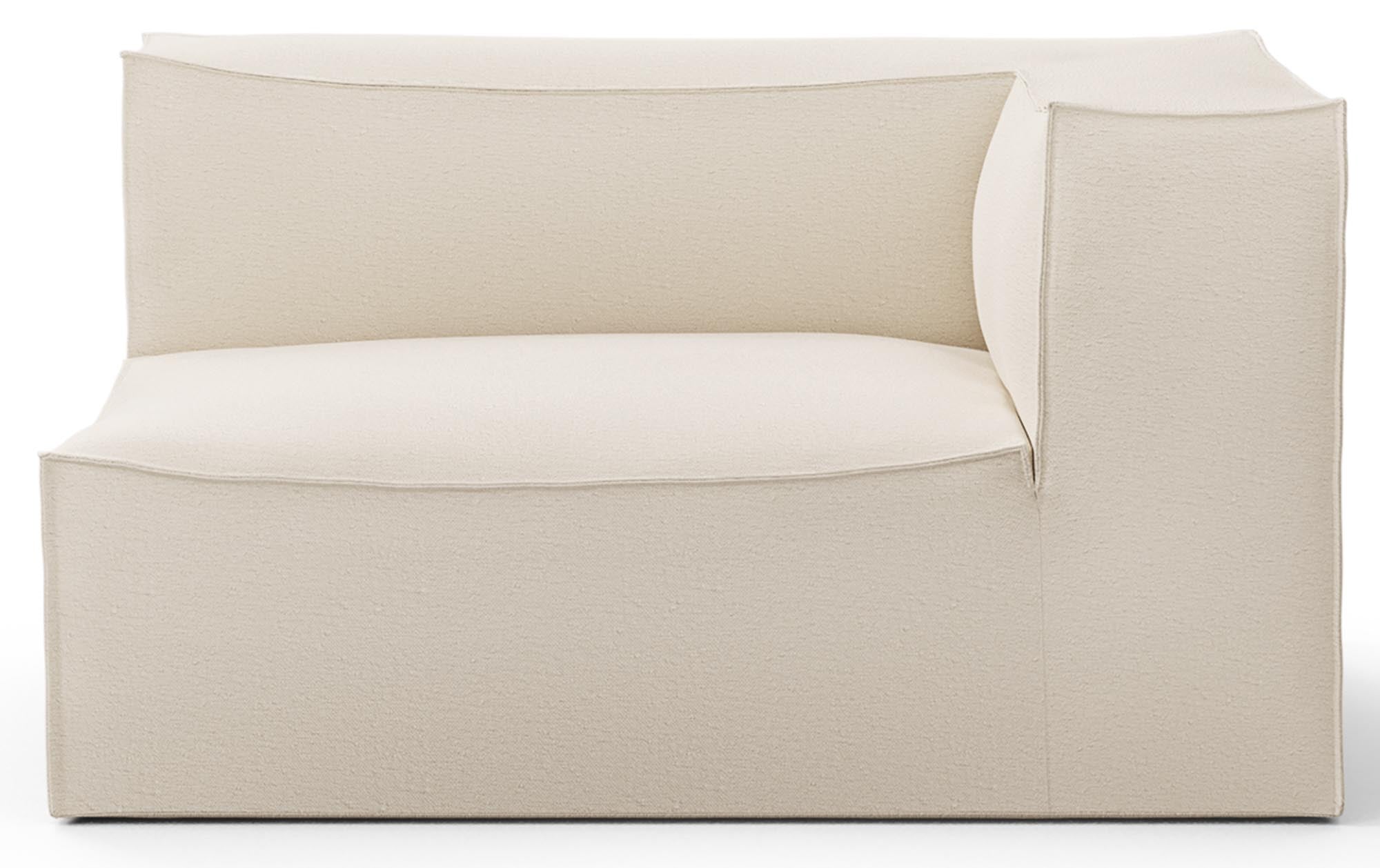 Rechte Armlehne des Catena Sofas von Ferm Living, modernes, modulares Design mit eleganten Linien und hochwertigen Materialien für ein stilvolles Ambiente.