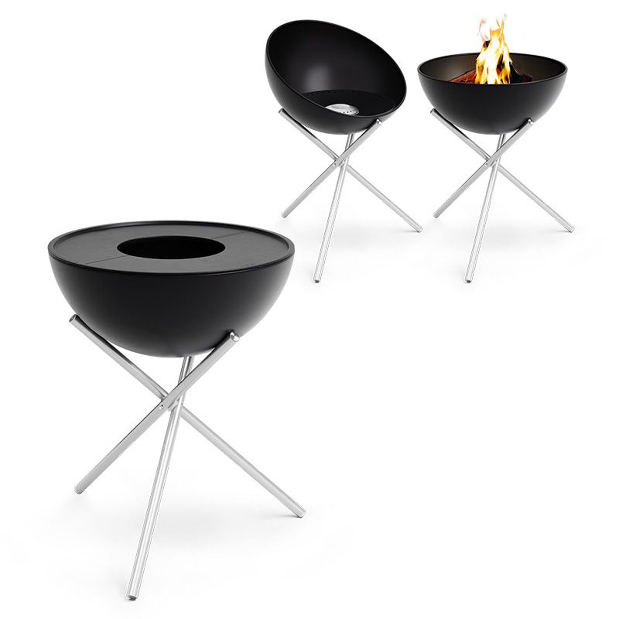 BOWL 70 Plancha: Vielseitiger Grillspass für stilvolle Outdoor-Küche.