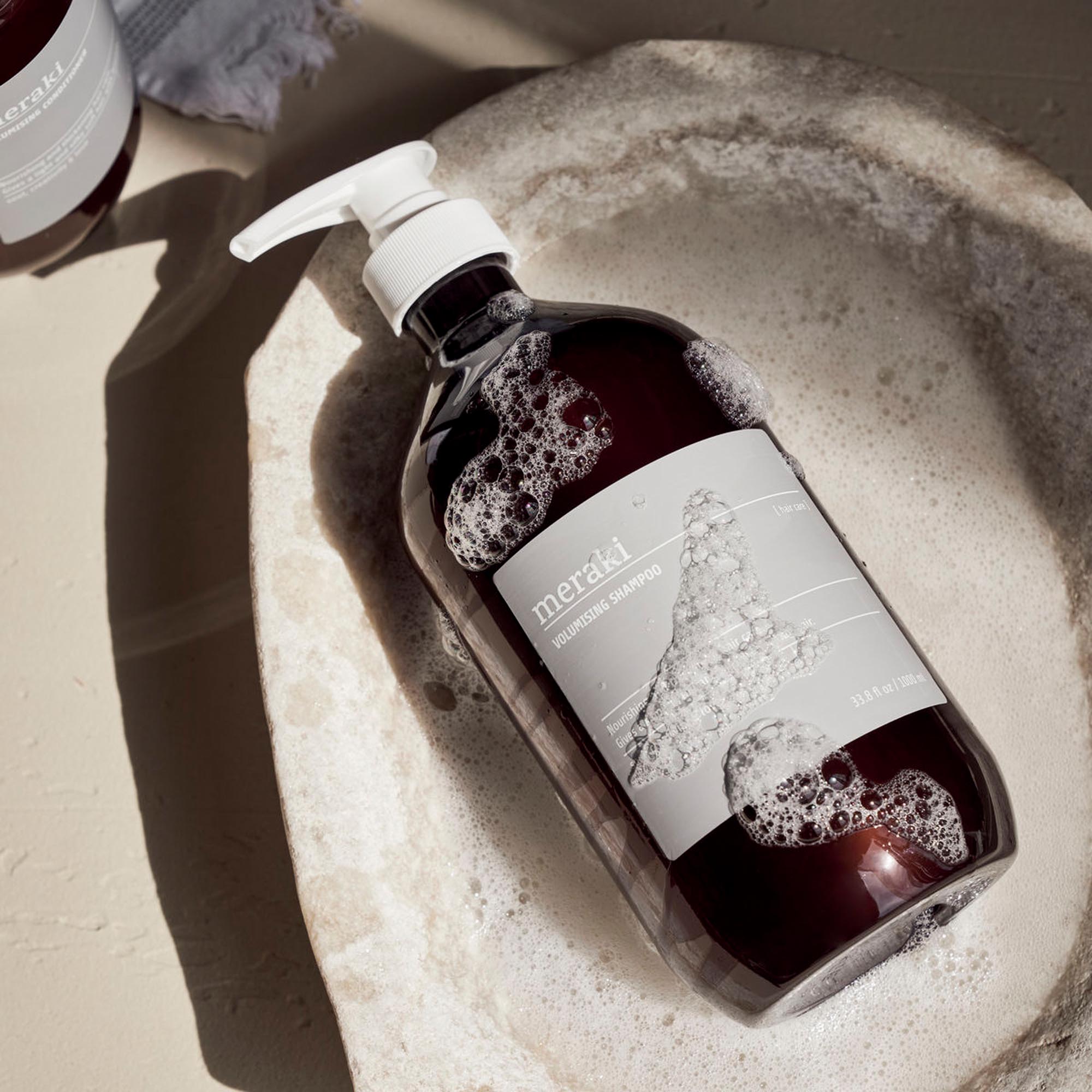 Meraki Volumenshampoo: Für fülliges Haar mit natürlichem Glanz.
