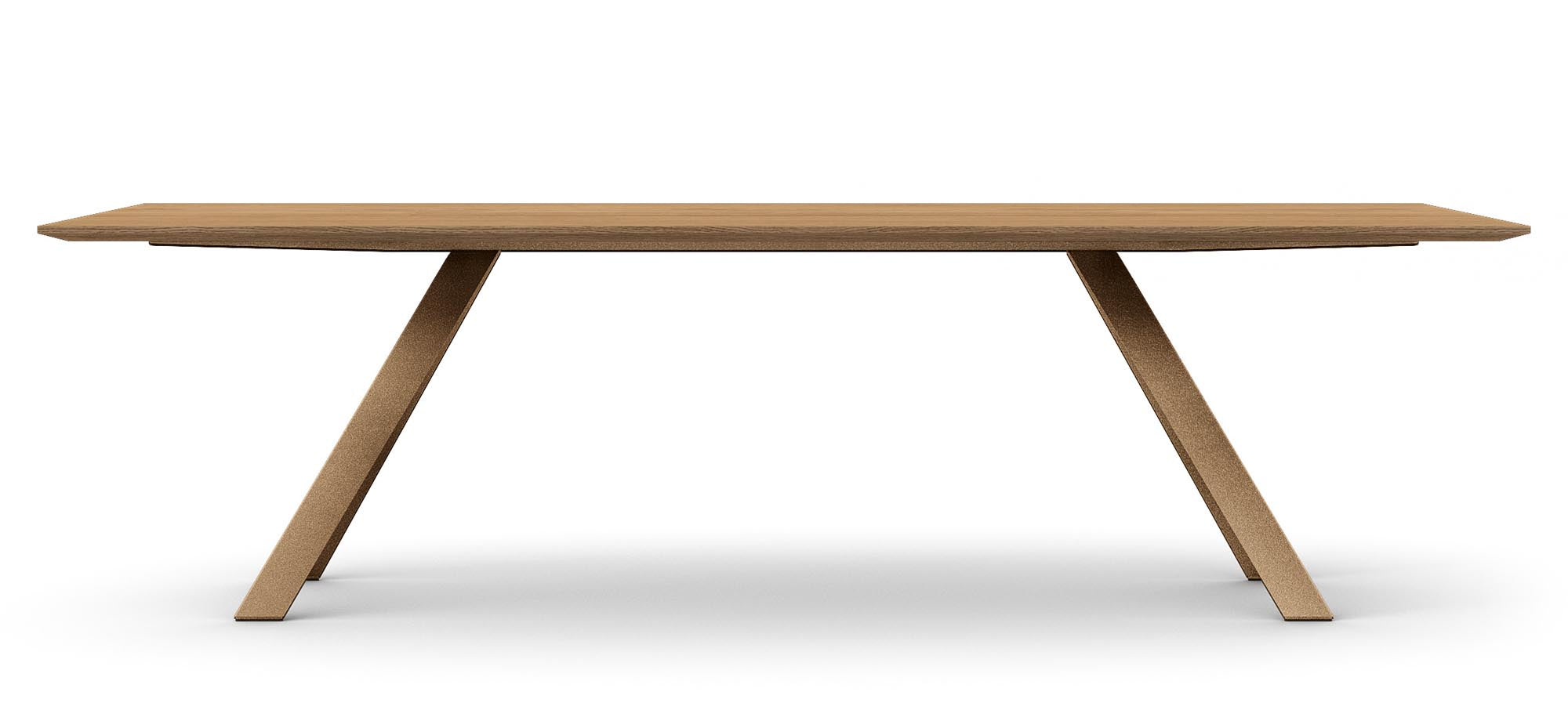 Moderner Airblade Tisch in edlem Bronze-Finish von Mobimex, perfekt für zeitgemäße Esszimmer und ansprechende Wohnräume.