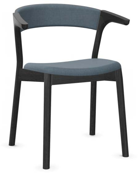 Eleganter Embra Stuhl mit Armlehnen von Mobimex, ideal für stilvolle Wohnräume und gemütliche Sitzgelegenheiten.