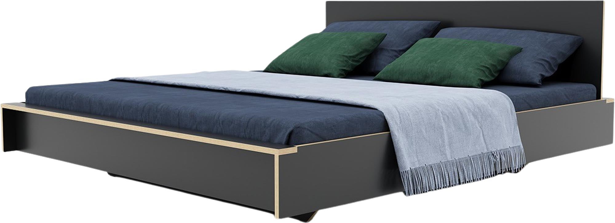 FLAI Doppelbett: Hoher Komfort und modernes Kopfteil von Müller.