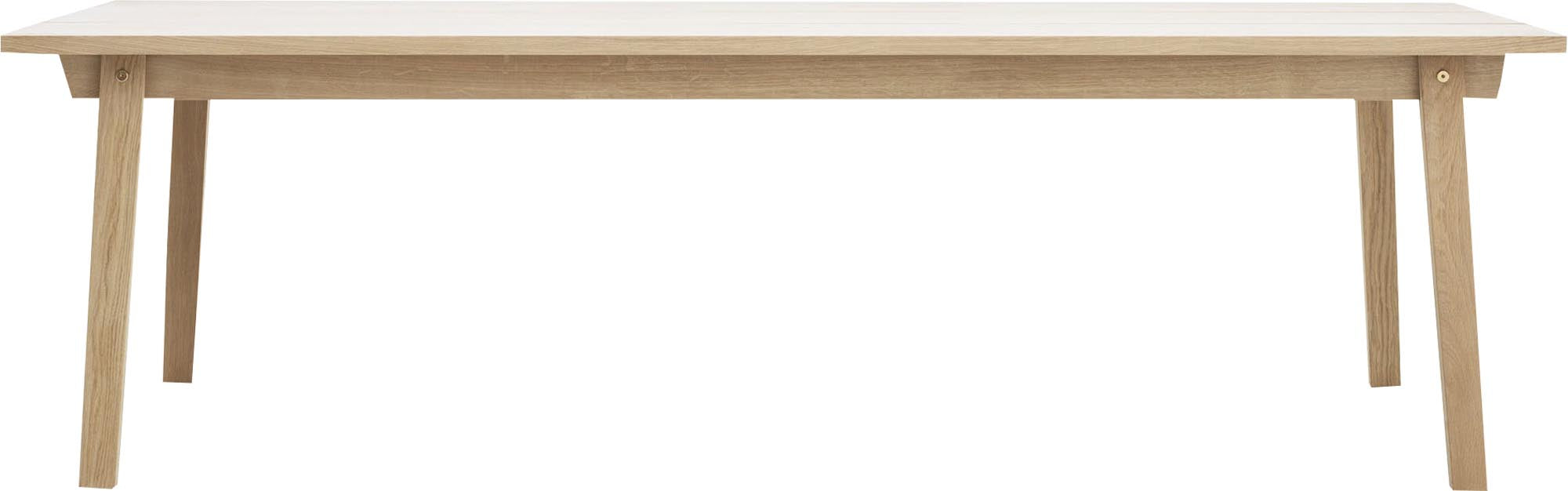 Eleganter Slice Tisch von Normann Copenhagen, perfekt für Essbereiche, kombiniert zeitgenössisches Design mit Funktionalität und Flexibilität.
