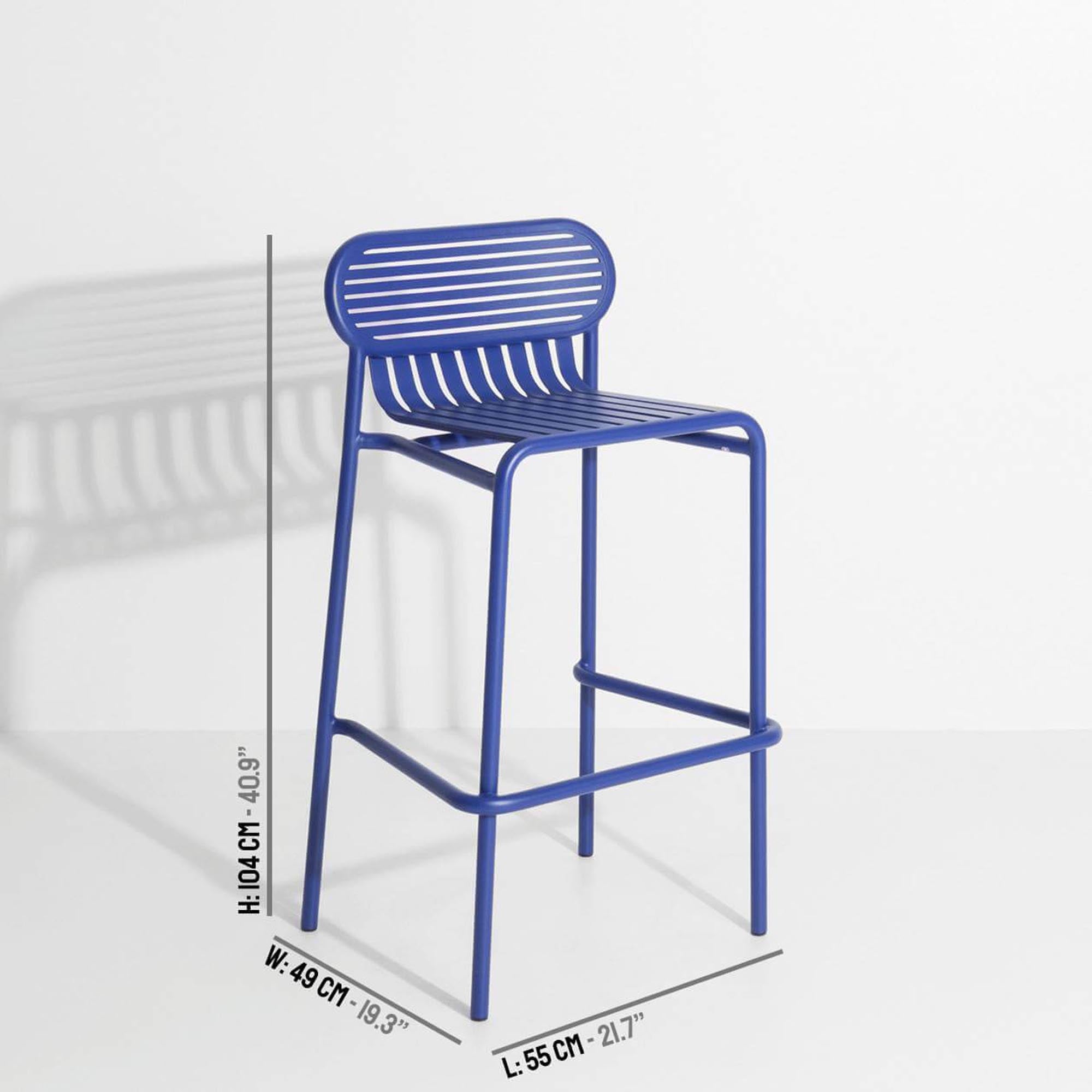 Stilvoller Outdoor-Barhocker Week-End von Petite Friture.