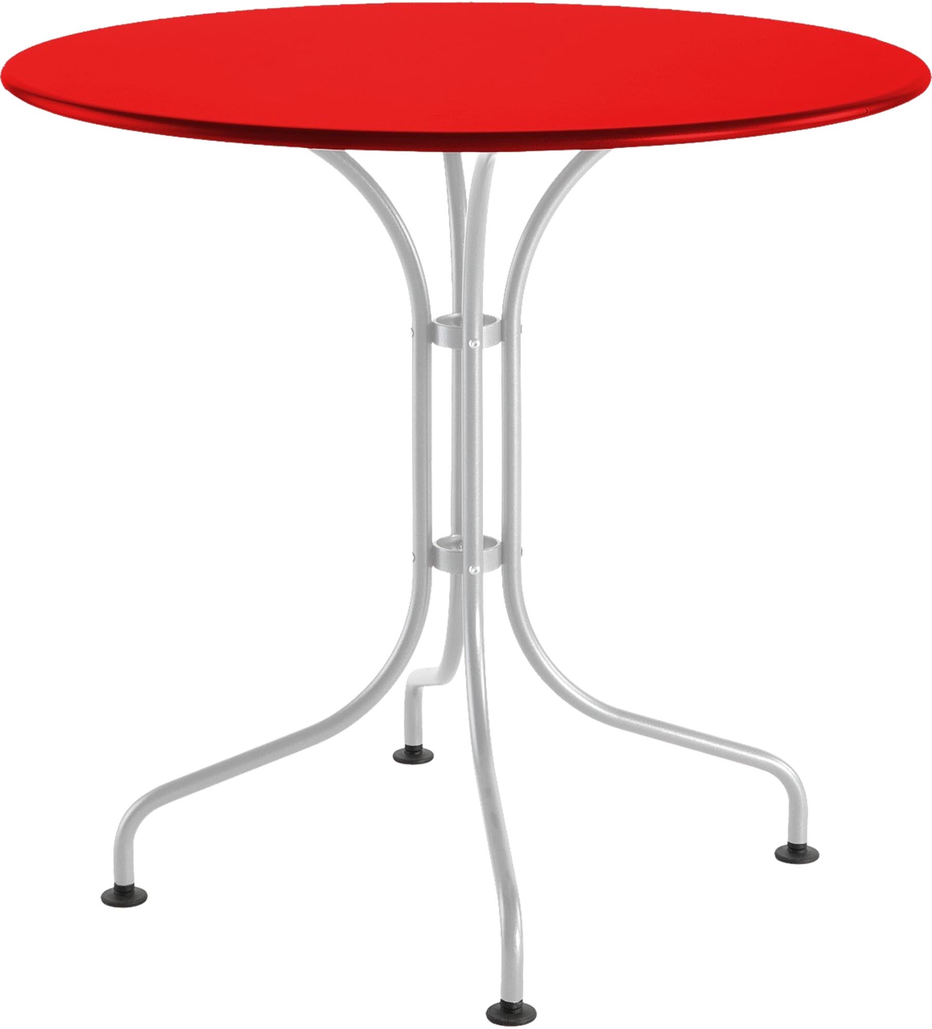 St. Moritz Metall-Gartentisch ø90 von Schaffner – eleganter, wetterfester Rundtisch aus Stahl, ideal für kleine Gärten, Balkone und charmante Außenbereiche.