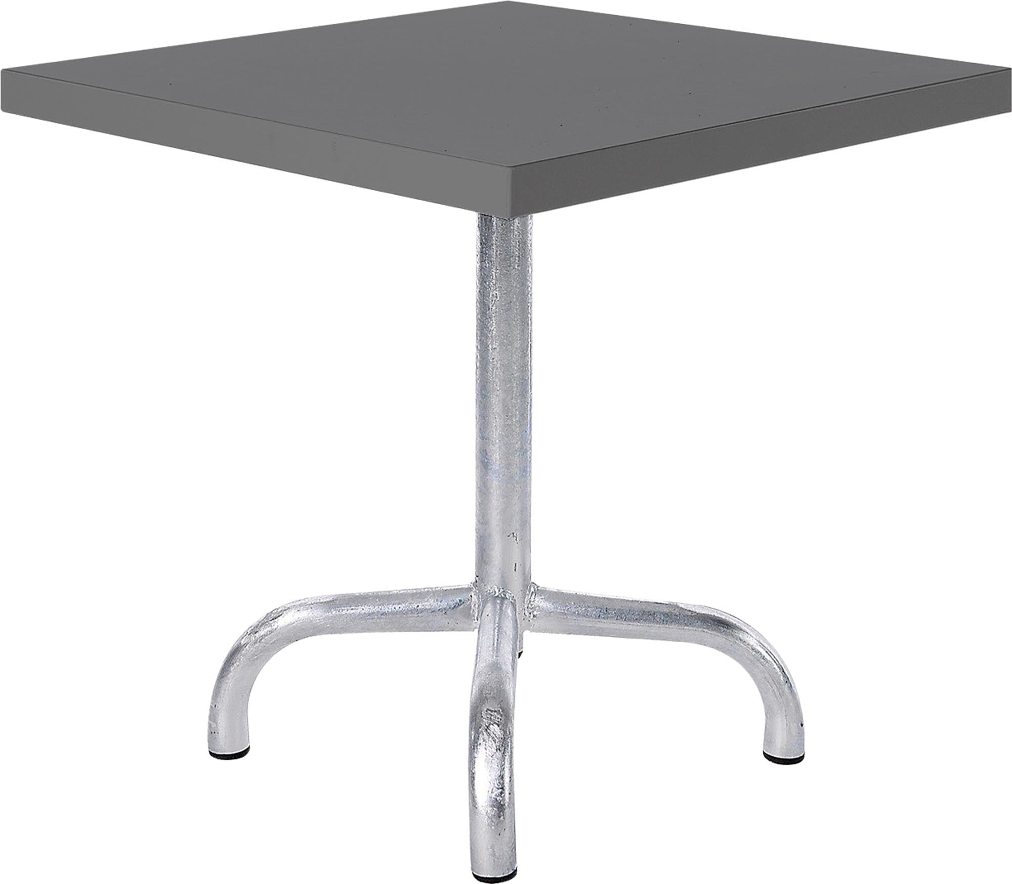 Eleganter Säntis Metall-Beistelltisch 50x50 cm, ideal für Garten und Terrasse, schafft eine ansprechende Atmosphäre für entspannte Stunden im Freien.