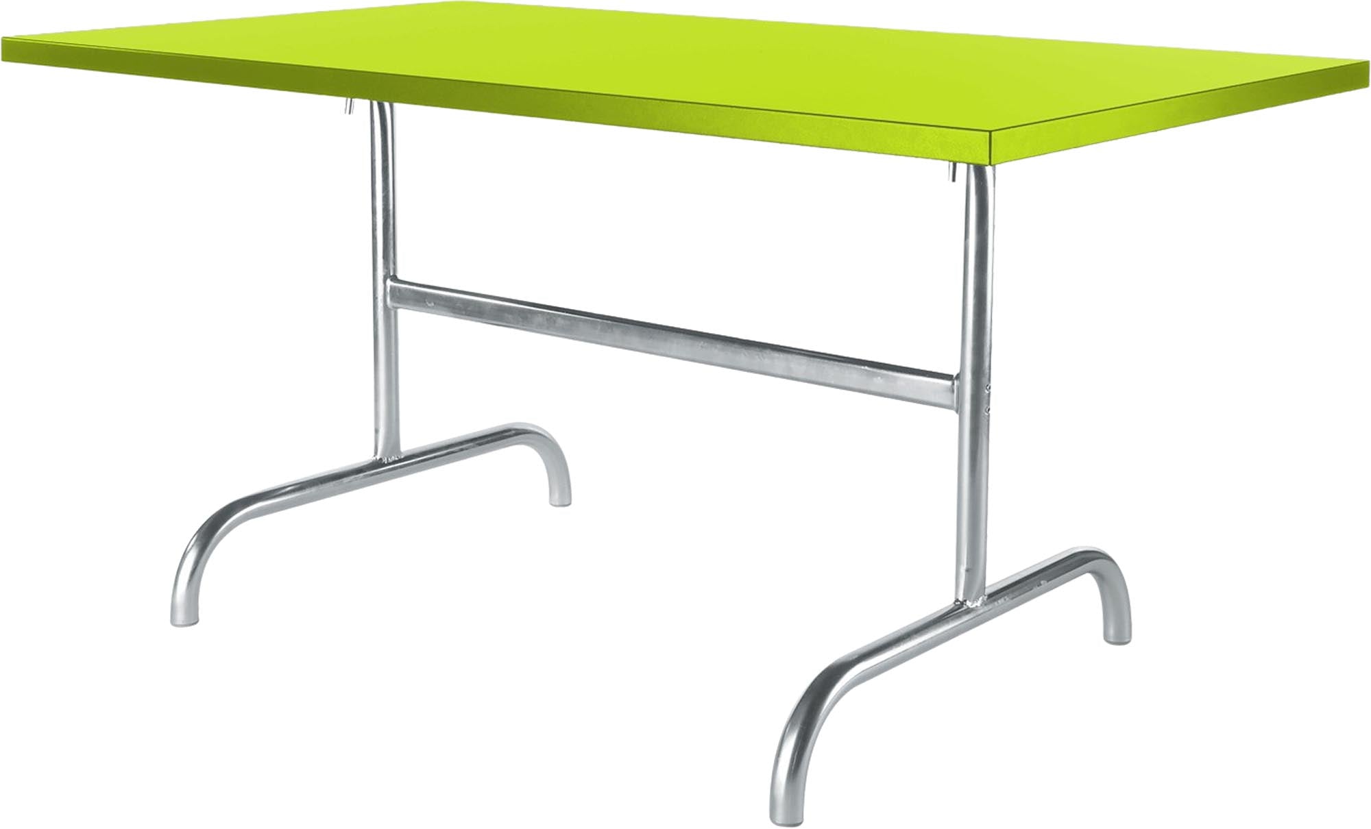 Robuster, klappbarer Säntis Metall-Gartentisch 165x90 cm, wetterfest, langlebig und stilvoll – ideal für Garten, Terrasse und Outdoor-Anlässe. Schweizer Qualität.