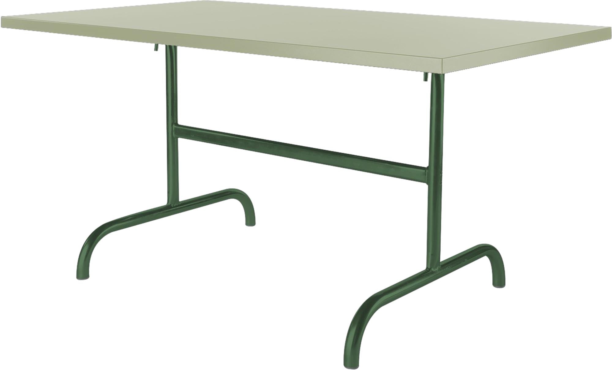 Hochwertiger, klappbarer Säntis Metall-Gartentisch 165x90 cm von Schaffner, wetterfest, robust und platzsparend – ideal für Garten, Terrasse und Outdoor-Anlässe.