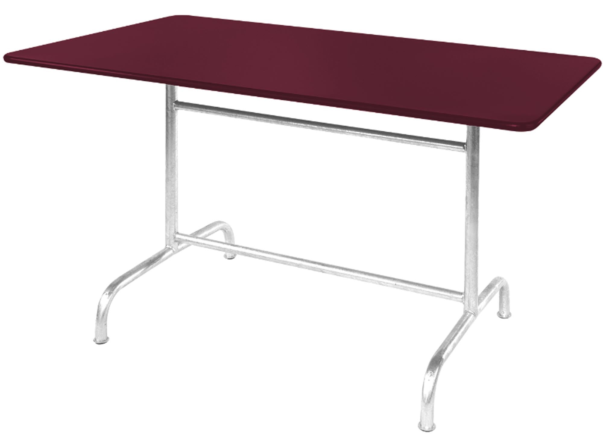Hochwertiger Rigi Metall-Gartentisch 120x70 cm, klappbar, wetterfest, langlebig, Schweizer Qualität, Gartenmöbel, Balkon, Terrasse, outdoor, stilvoll.