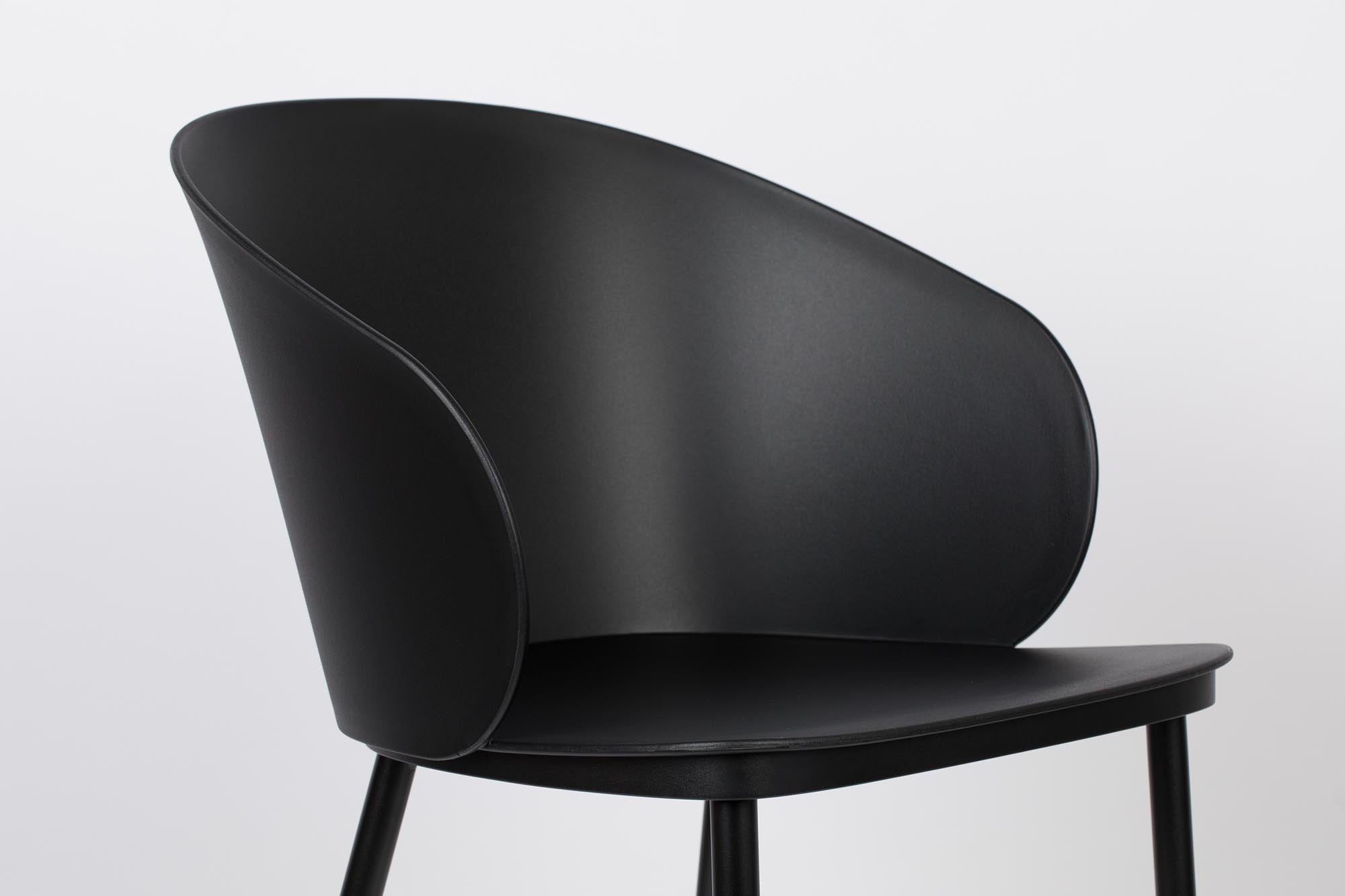 Stylischer GIGI Stuhl von White Label Living, perfekt für jedes Interieur, bietet Komfort und ein ansprechendes, modernes Design.