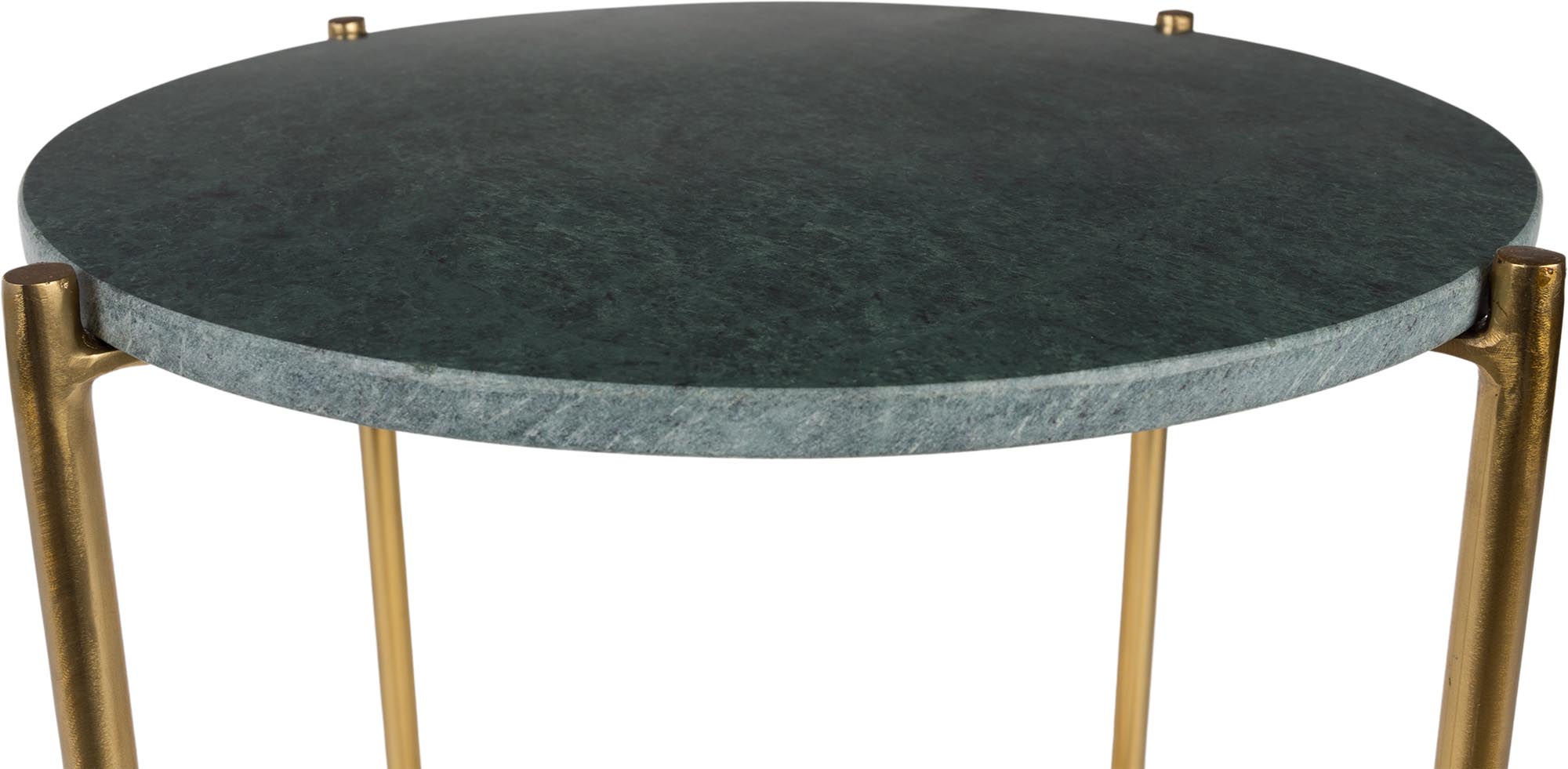 Moderner Beistelltisch TIMPA MARBLE von White Label Living, perfekt für zeitgemäße Einrichtung und als praktischer Ablageort.