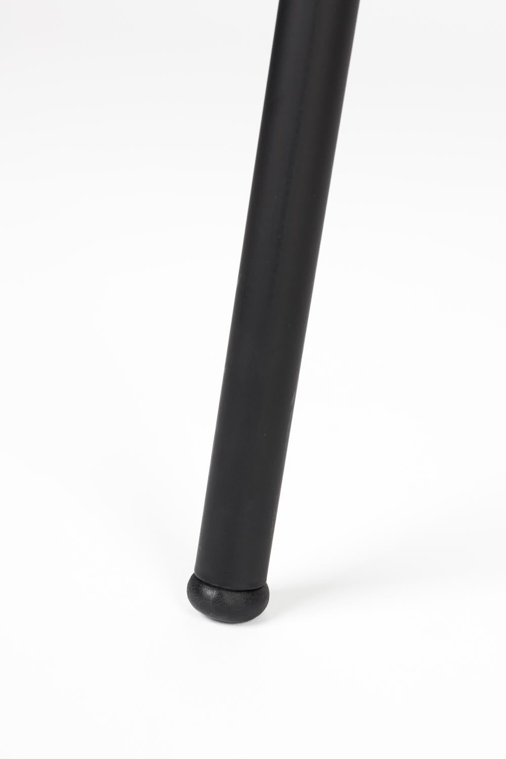 Eleganter Off-White Bouton Stuhl von White Label Living, ideal für moderne Wohnräume und stilvolle Einrichtung.