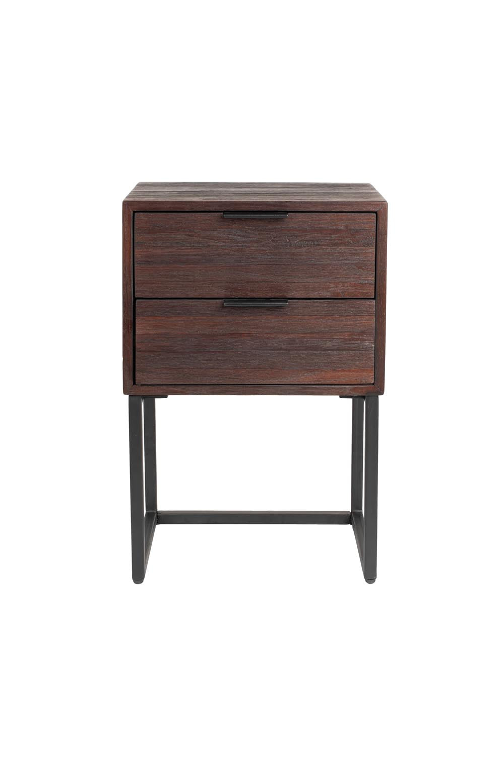 Webster Tisch: Teakholz & Eisen, modern & funktional von White Label.
