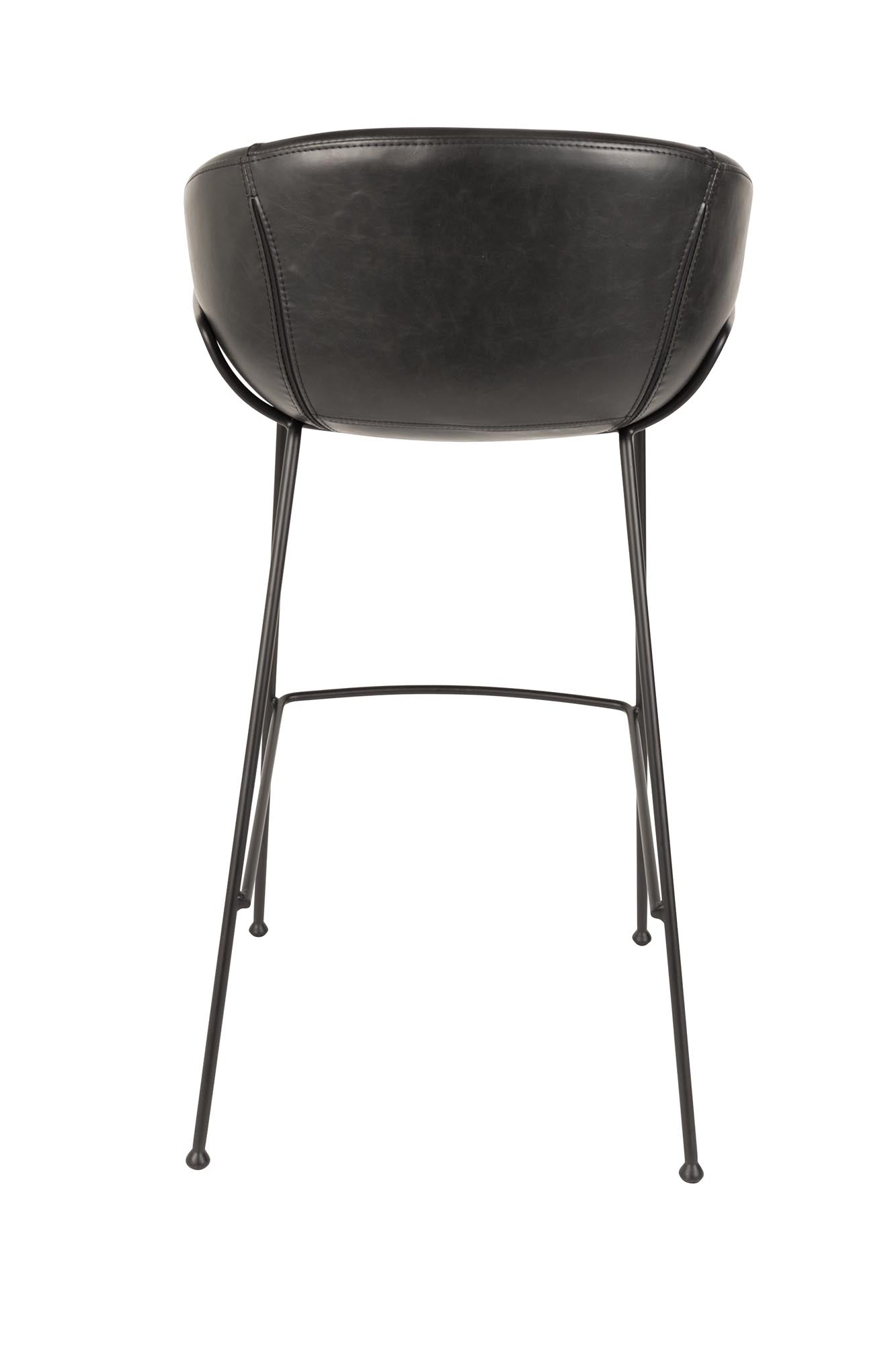 Moderner Barstuhl Feston von Zuiver, ideal für stilvolle Bars und Küchen, vereint Design und Bequemlichkeit in einem.