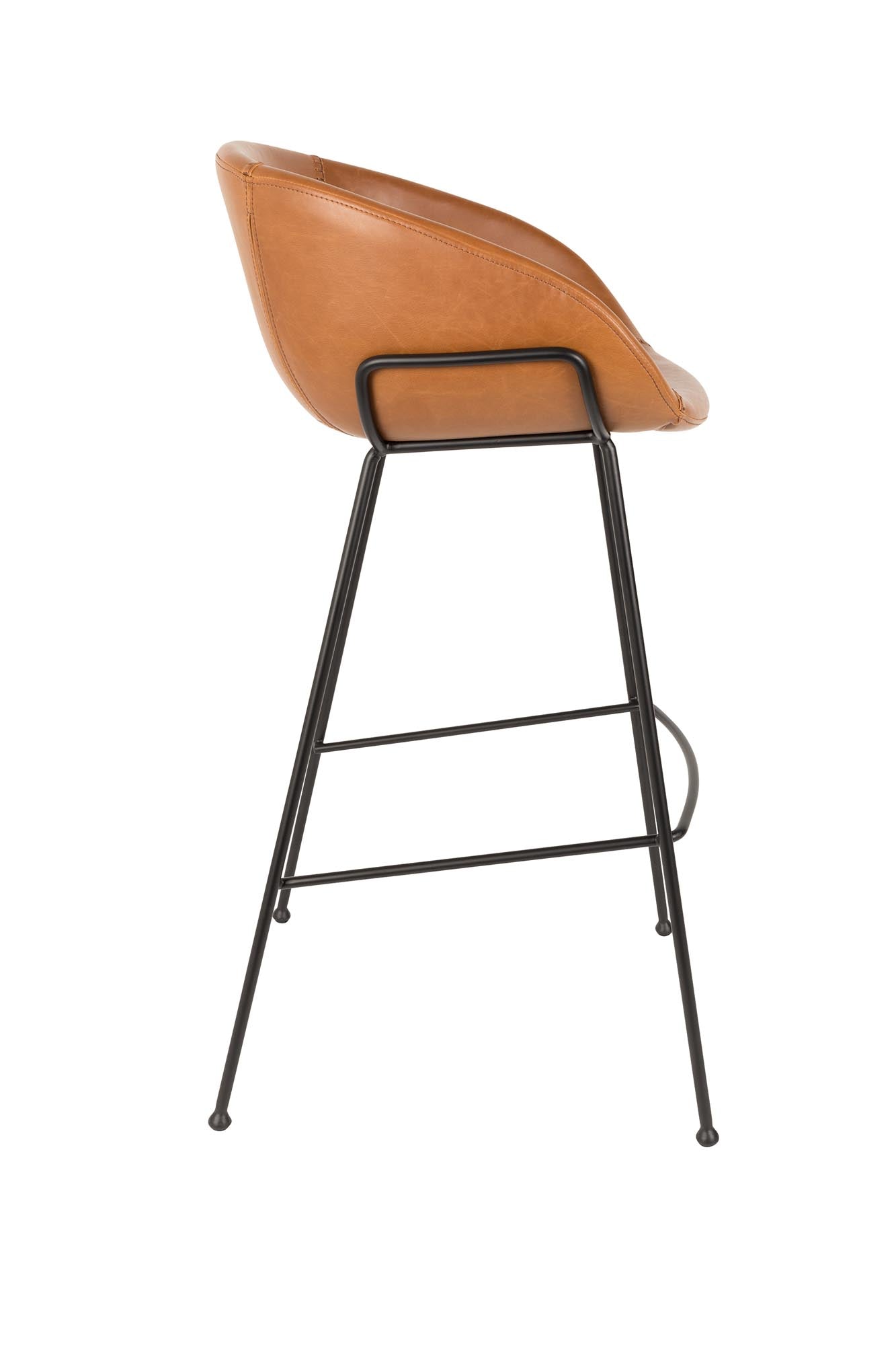 Eleganter Barstuhl Feston von Zuiver, kombiniert modernes Design mit komfortabler Polsterung, perfekt für trendige Bars und Essbereiche.
