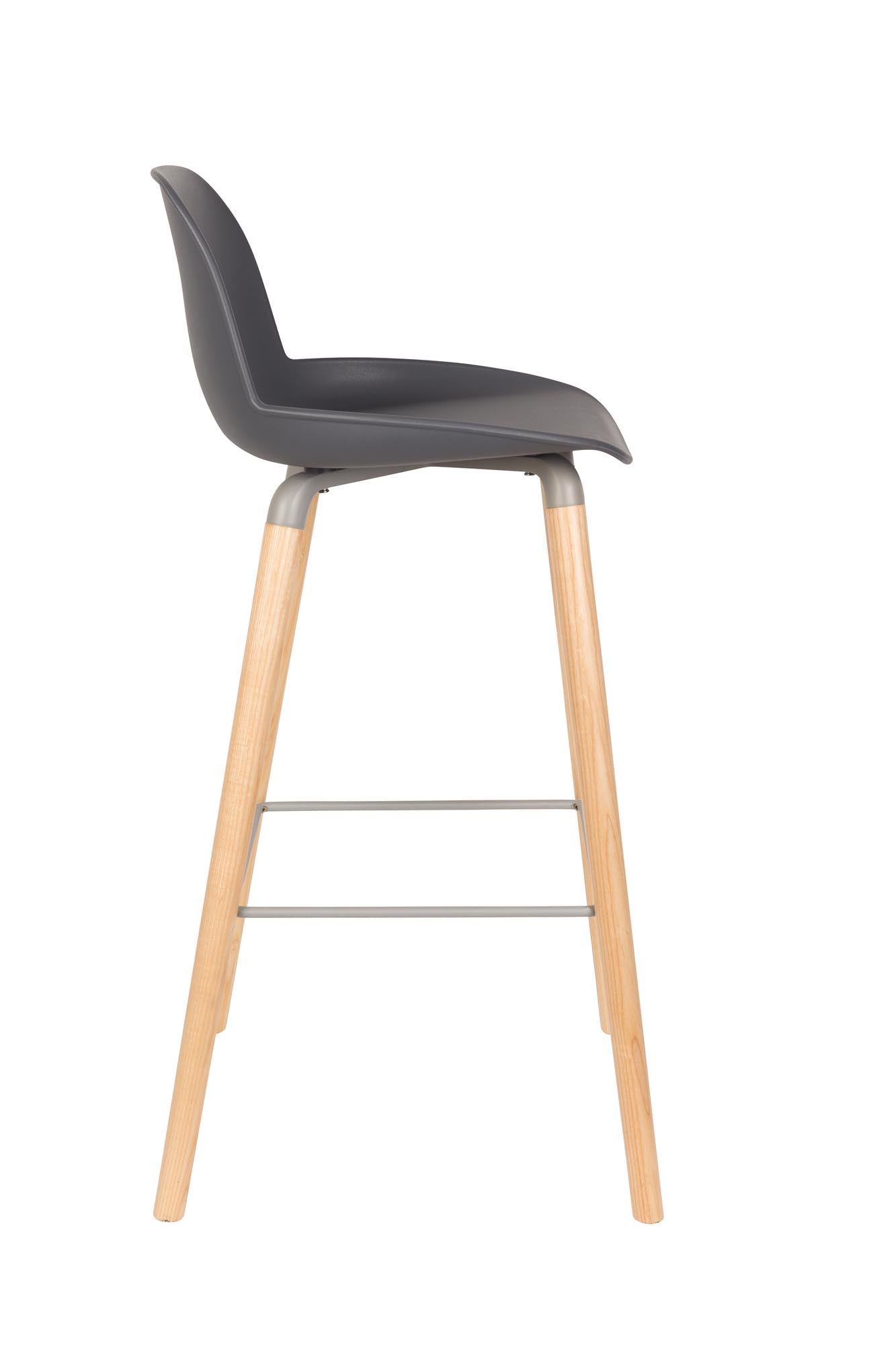 Eleganter Barstuhl Albert Kuip von Zuiver: Stilvolles Design, komfortable Sitzfläche und robuste Bauweise, ideal für moderne Wohnräume.