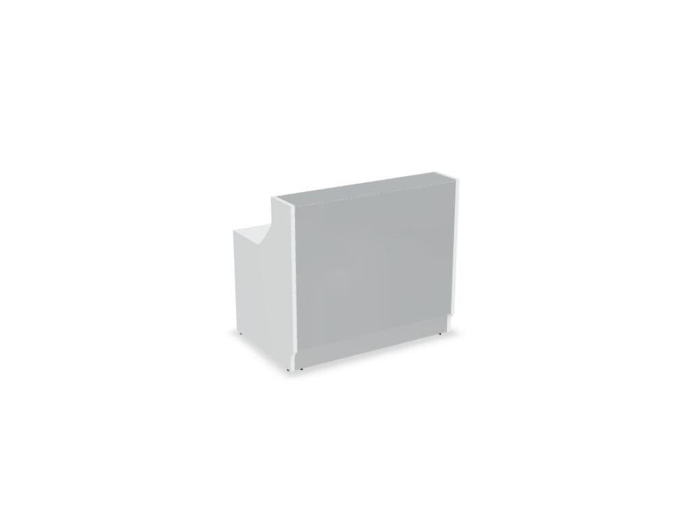 Linea LIN13 - modulare Empfangstheke in präsentiert im Onlineshop von KAQTU Design AG. Empfangsdesk ist von Mdd