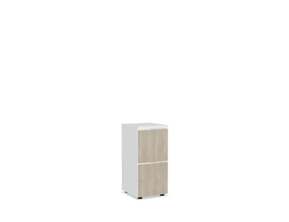 Locker Standard LOK02 - modulares aufbewahrungsystem in Weiss Pastell präsentiert im Onlineshop von KAQTU Design AG. Büroschrank ist von Mdd