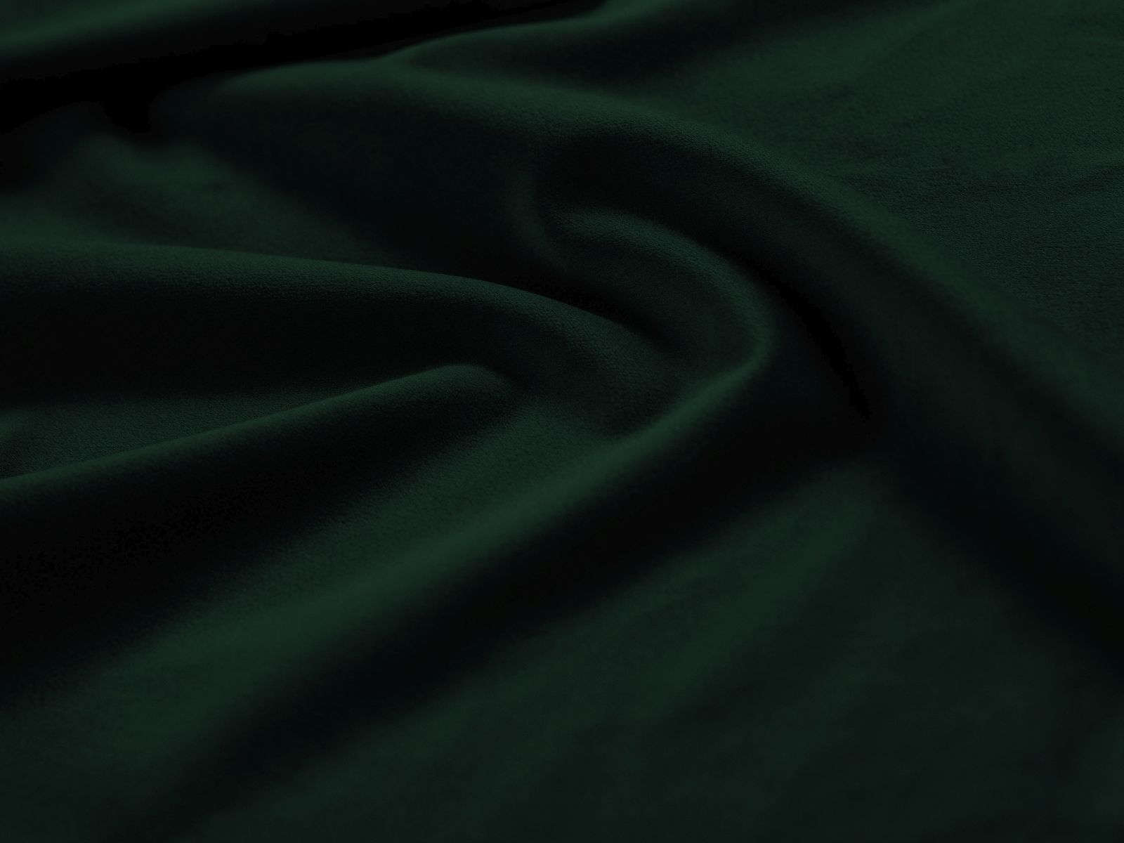 Stilvolles, freistehendes 1-Sitzer Sofa in tiefem Flaschengrün, perfekt für kreative Raumgestaltungen und vielseitige Einrichtungsideen.