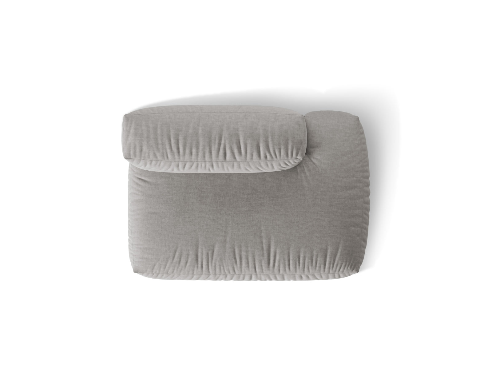 Modernes 2-Sitzer Sofa Martina in dezentem Grau, perfekt für gemütliche Wohnzimmer. Hochwertige Materialien und elegantes Design von Micadoni.
