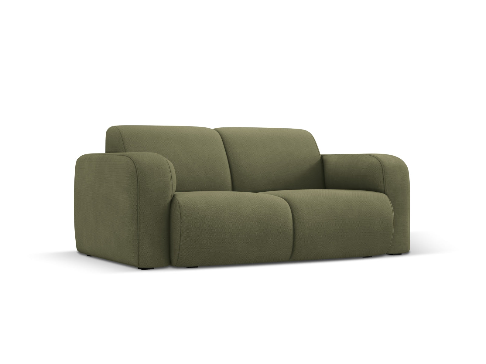 Elegantes Molino 2-Sitzer Sofa in sanftem Lichtgrün, stilvoll und modern, ideal für jedes Wohnzimmer. Hochwertige Verarbeitung von Micadoni.