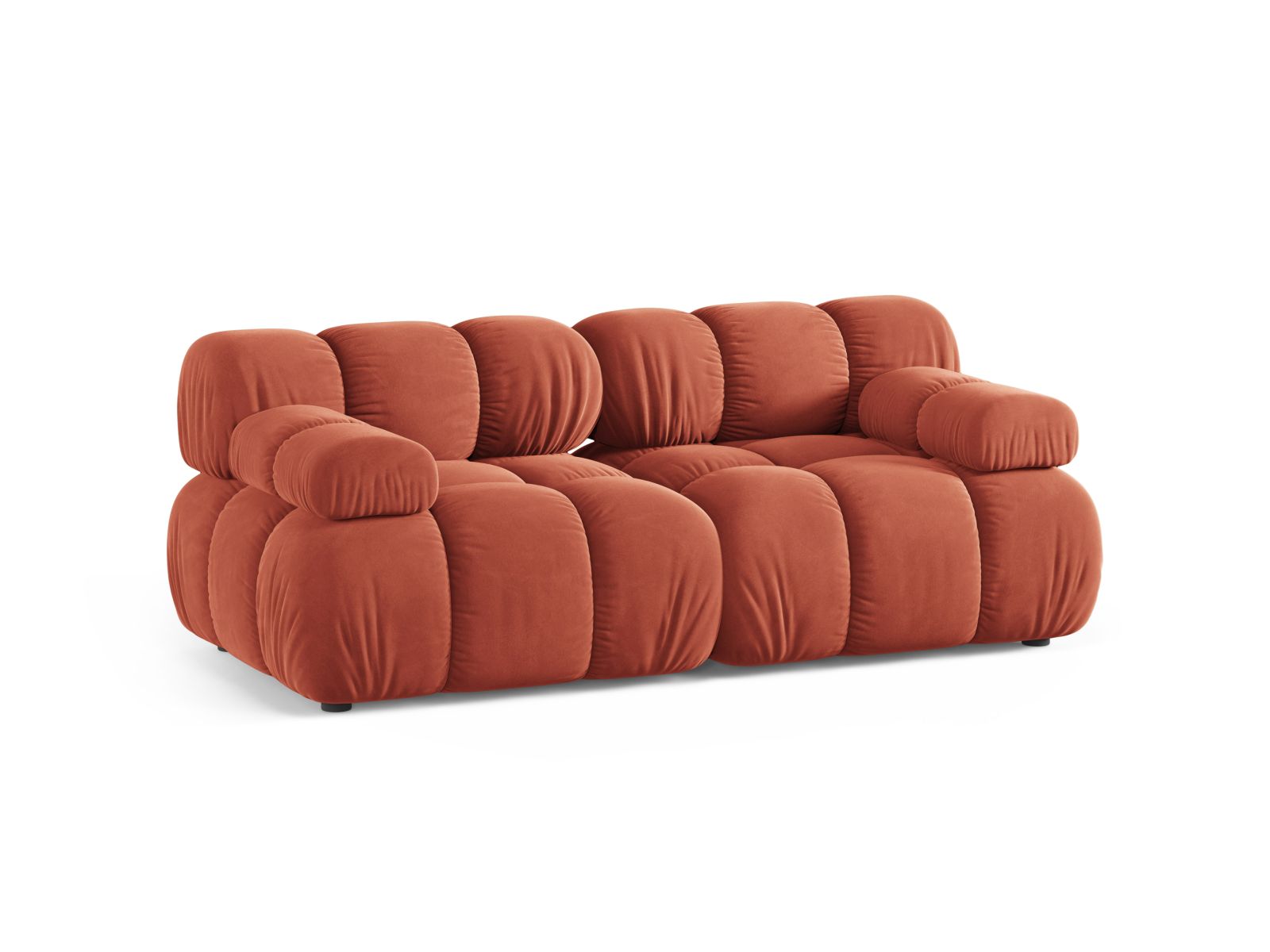 Stylisches 2-Sitzer Sofa Bellis in Coral-Venus, ideal für moderne Wohnräume, erhältlich bei KAQTU Design AG.