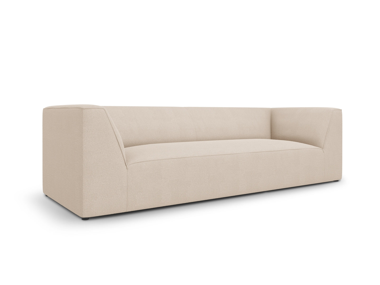 Elegantes Ruby 3-Sitzer Sofa in stilvollem Beige-Ottawa, ideal für moderne Wohnräume, erhältlich bei KAQTU Design AG.