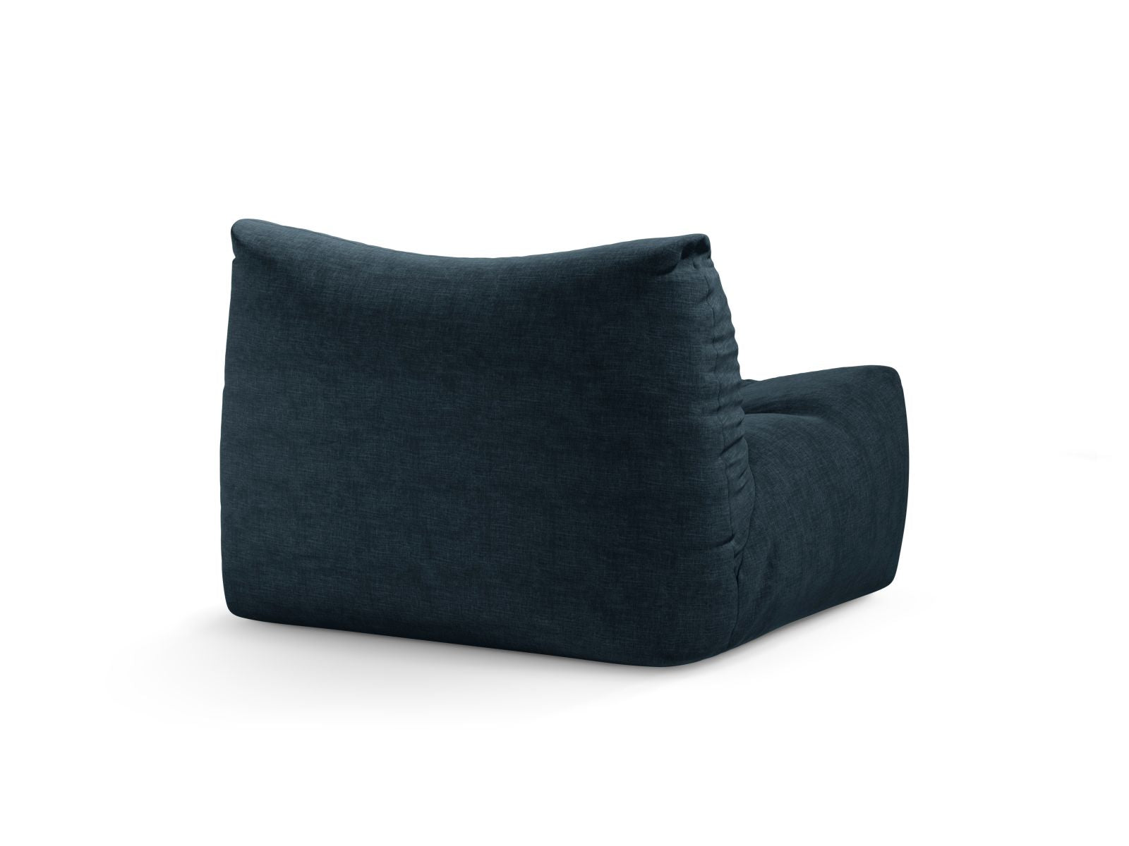 Eleganter 1-Sitzer Sessel Tove in angesagtem Blue Jeans-Boston, ideal für gemütliche Ecken und modernes Wohndesign von Micadoni.