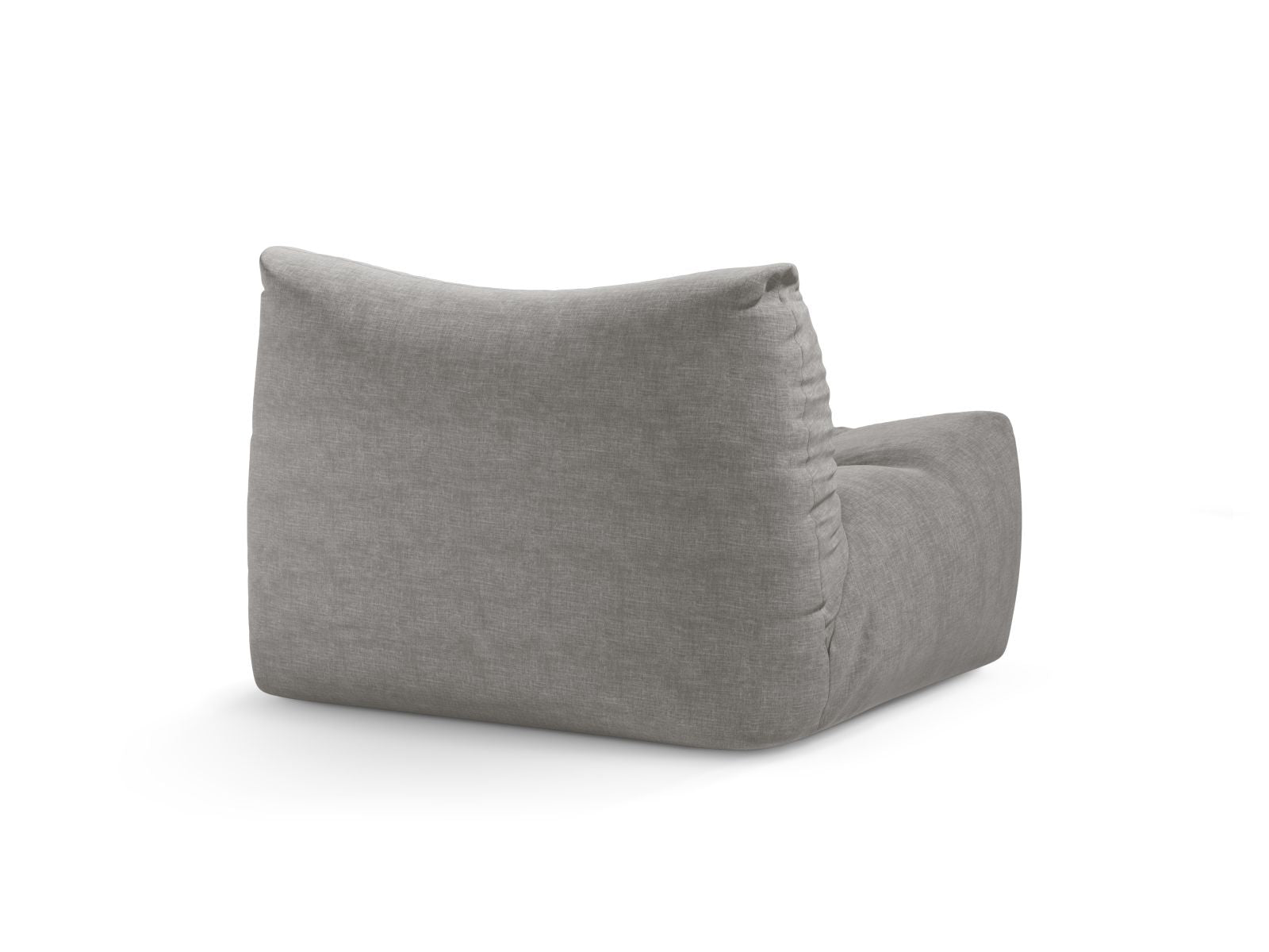 Eleganter 1-Sitzer Sessel Tove in zeitlosem Grau, ideal für entspannte Stunden und geschmackvolle Wohnräume von Micadoni.