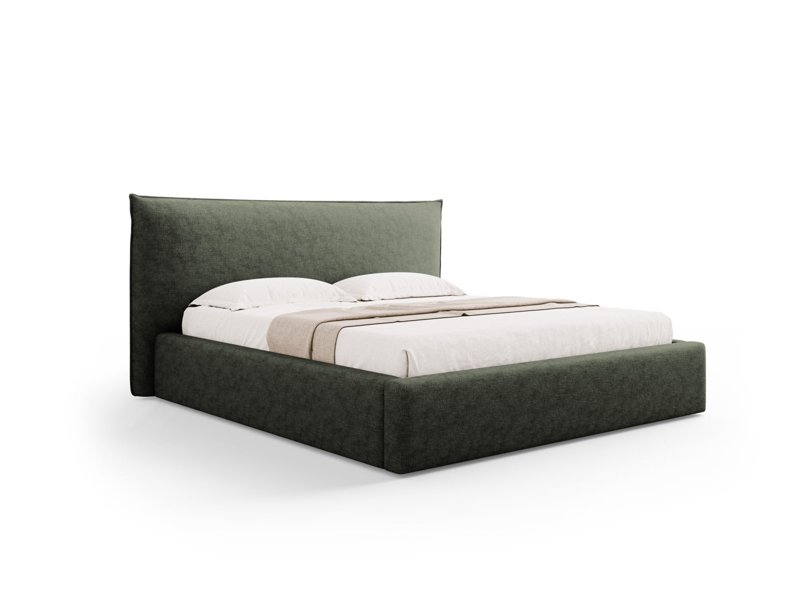 Kaelle Bett mit Stauraum und Headboard 200cm in Green-Perfect Harmony präsentiert im Onlineshop von KAQTU Design AG. Bett ist von Micadoni