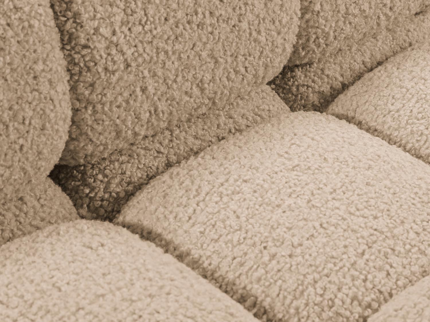 Elegantes Bellis Sofa Chaise Lounge links mit 1 Sitz und 94 cm Breite, in Sand-Rolf, ideal für stilvolle Wohnräume.