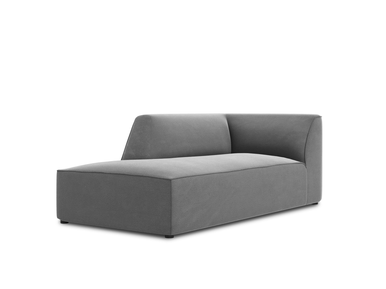 Elegantes linksseitiges Ruby Velour Sofa Chaise Lounge von Micadoni, ideal für stilvolle Wohnräume und komfortable Sitzgelegenheiten.