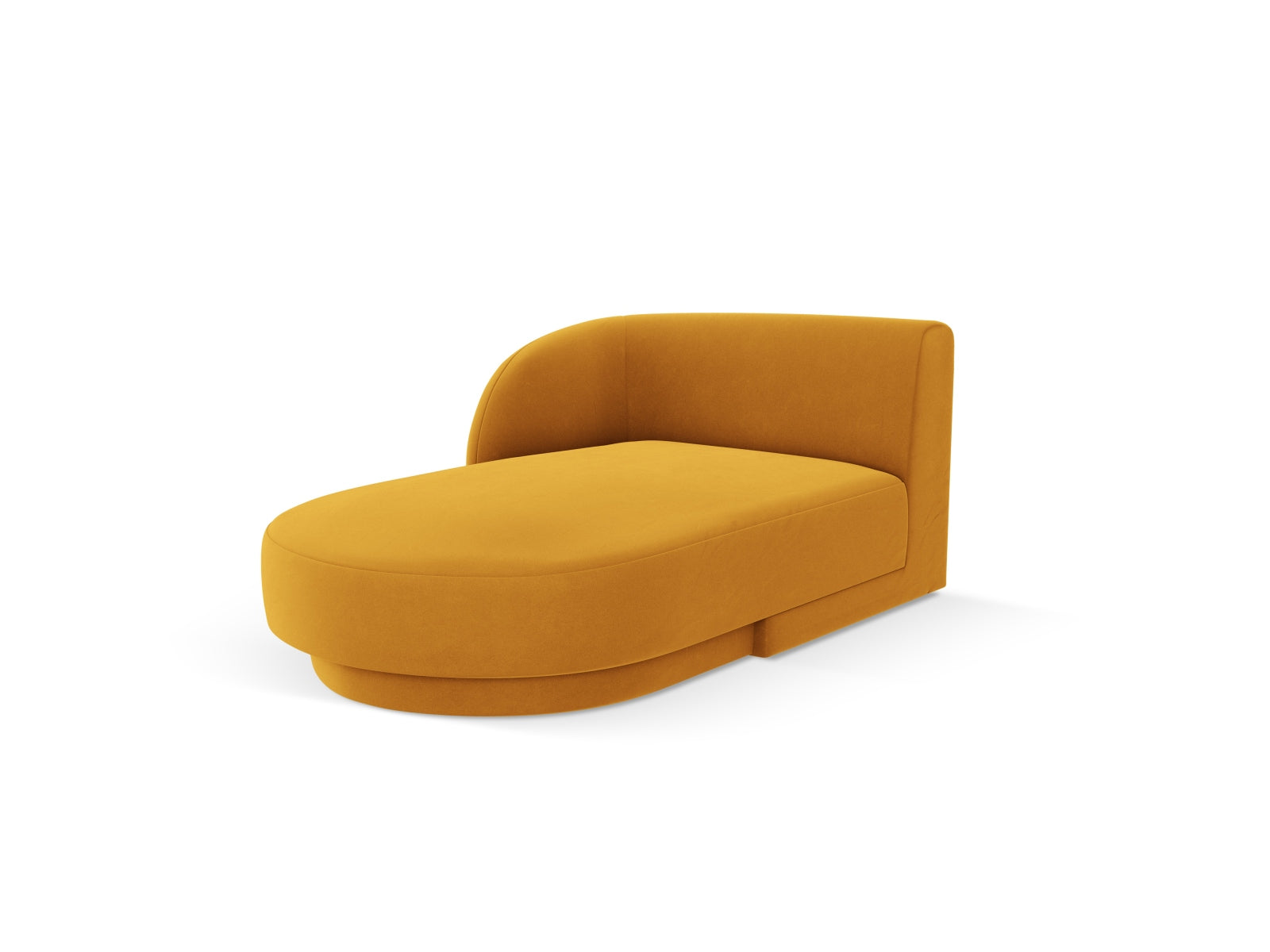 Elegantes Miley Velour Sofa Chaise Lounge links, 2-Sitzer in stilvollem Design, ideal für moderne Wohnräume, erhältlich bei KAQTU.