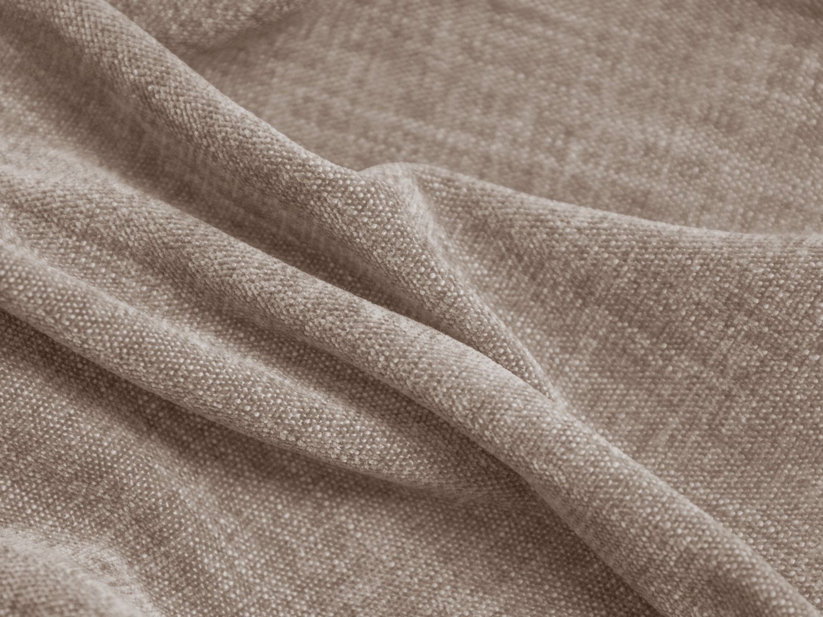 Modernes 4-Sitzer Ecksofa Martina in elegantem Dunkelbeige, perfekt für gemütliche Stunden und bietet eine praktische Schlafgelegenheit.