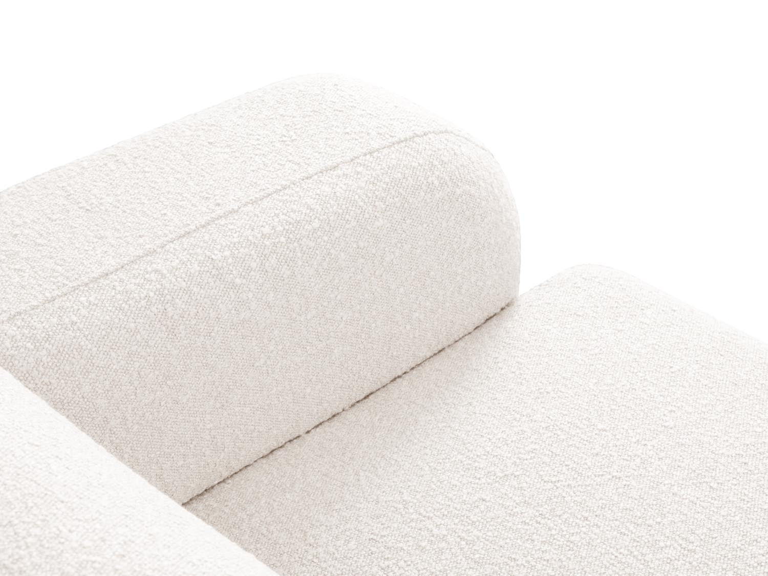 Gemütliches Molino Boucle Ecksofa links für 6 Personen, perfekt für gesellige Abende und stilvolle Einrichtungsideen.