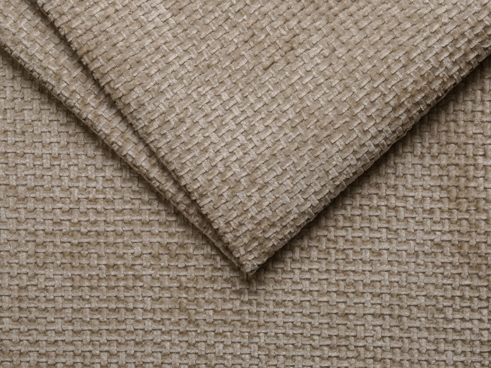 Eleganter 1-Sitzer Pouf Molino in sanftem Beige, ideal für stilvolle Wohnräume. Bequem und vielseitig einsetzbar von Micadoni.