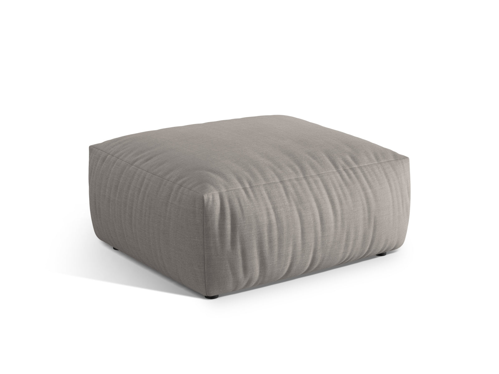 Eleganter Chris Pouf 1 Sitzer in modernem Design, ideal für vielseitige Wohnkonzepte und als stilvolle Ergänzung zu Micadonis modularen Sofas.