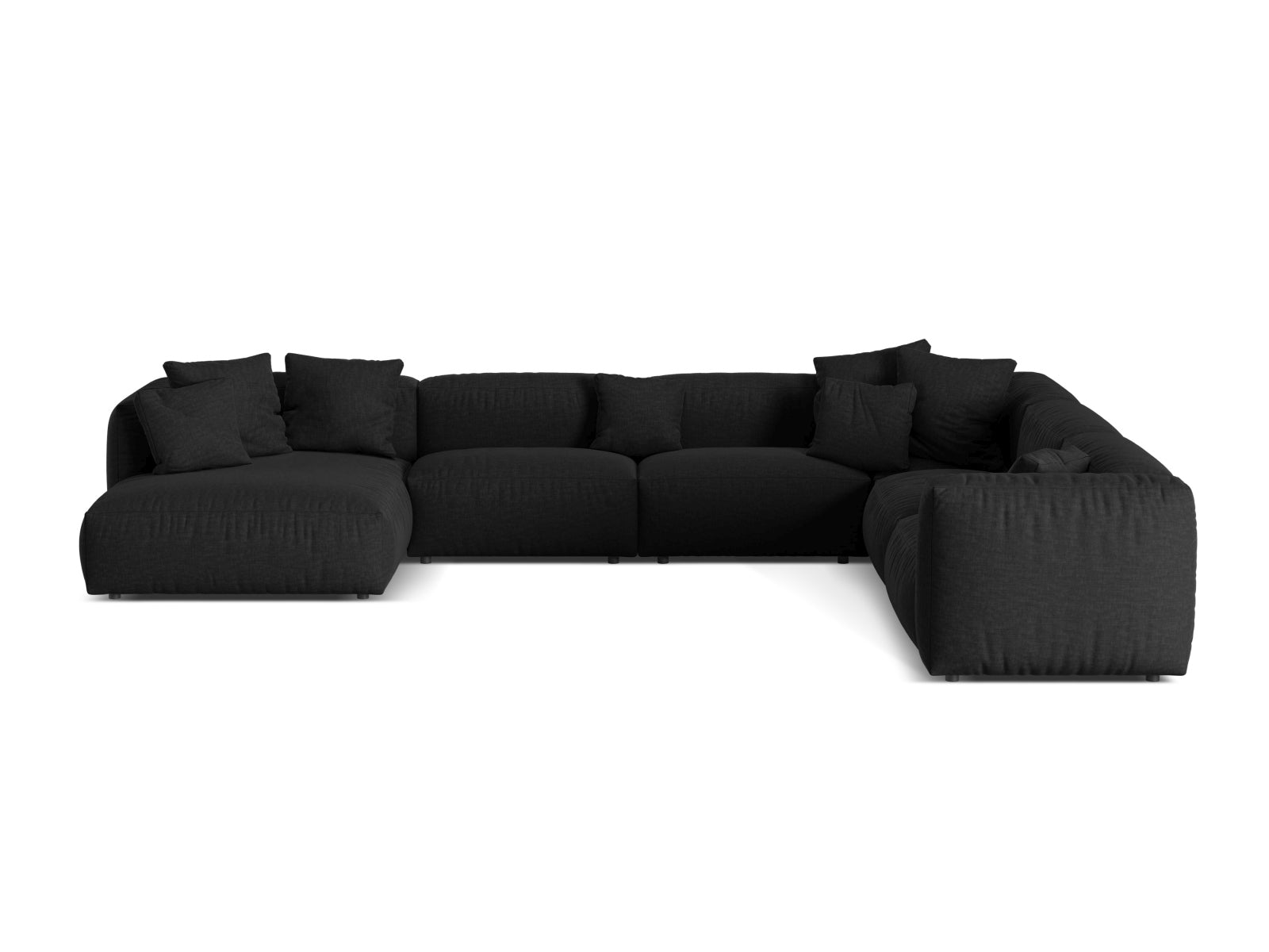 Stylisches 6-Sitzer Ecksofa Martina von Micadoni, ideal für gemütliche Abende und ein zeitgemäßes Wohngefühl.
