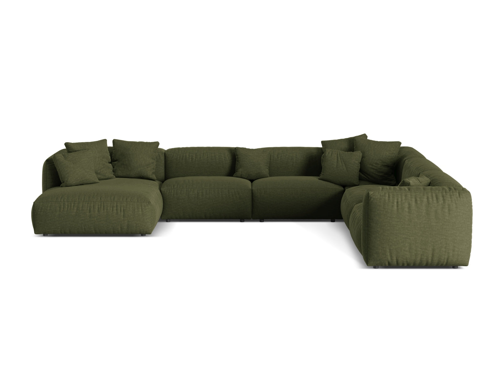 Stylisches 6-Sitzer Ecksofa Martina von Micadoni, ideal für gemütliche Abende und ein zeitgemäßes Wohnambiente.