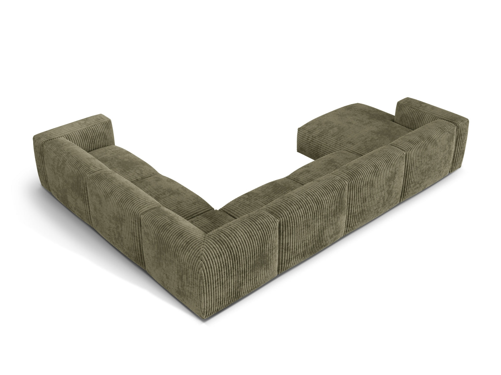 Elegantes 6-Sitzer Ecksofa Martina von Micadoni, ideal für gemütliche Abende und stilvolle Einrichtung in jedem Wohnzimmer.