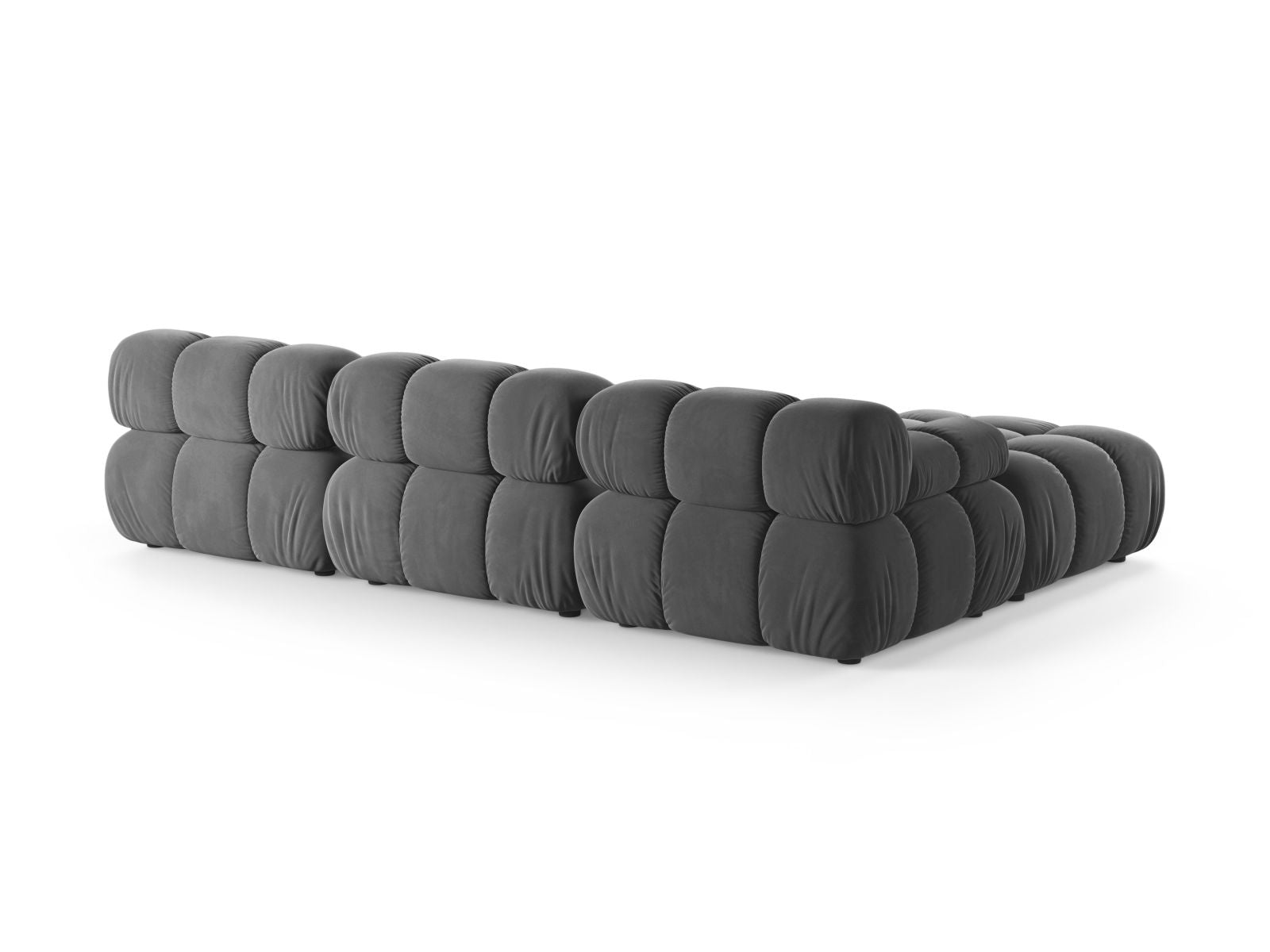 Elegantes 4-Sitzer Sofa Bellis in dezentem Grau, ideal für stilvolle Wohnräume und entspannte Abende, erhältlich bei Micadoni.
