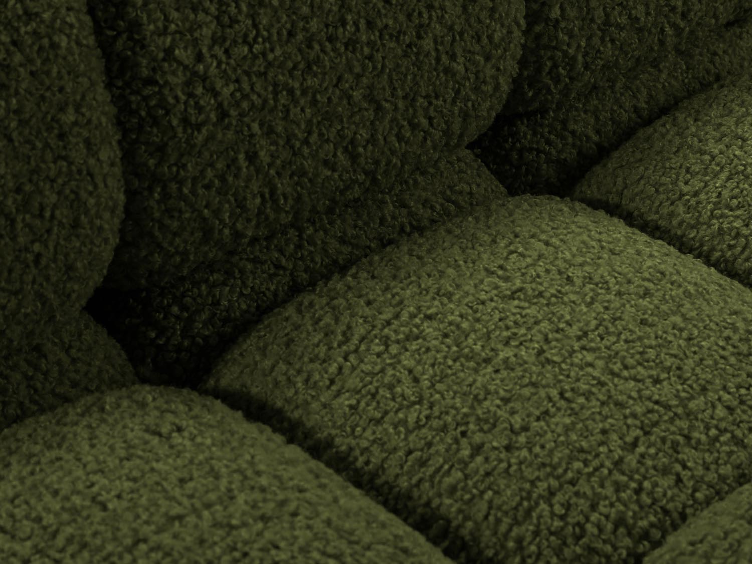 Modulares Bellis Boucle Sofa in zartem Grün, 4-Sitzer, rechte Ausführung, perfekt für moderne Wohnkonzepte und gemütliche Stunden.