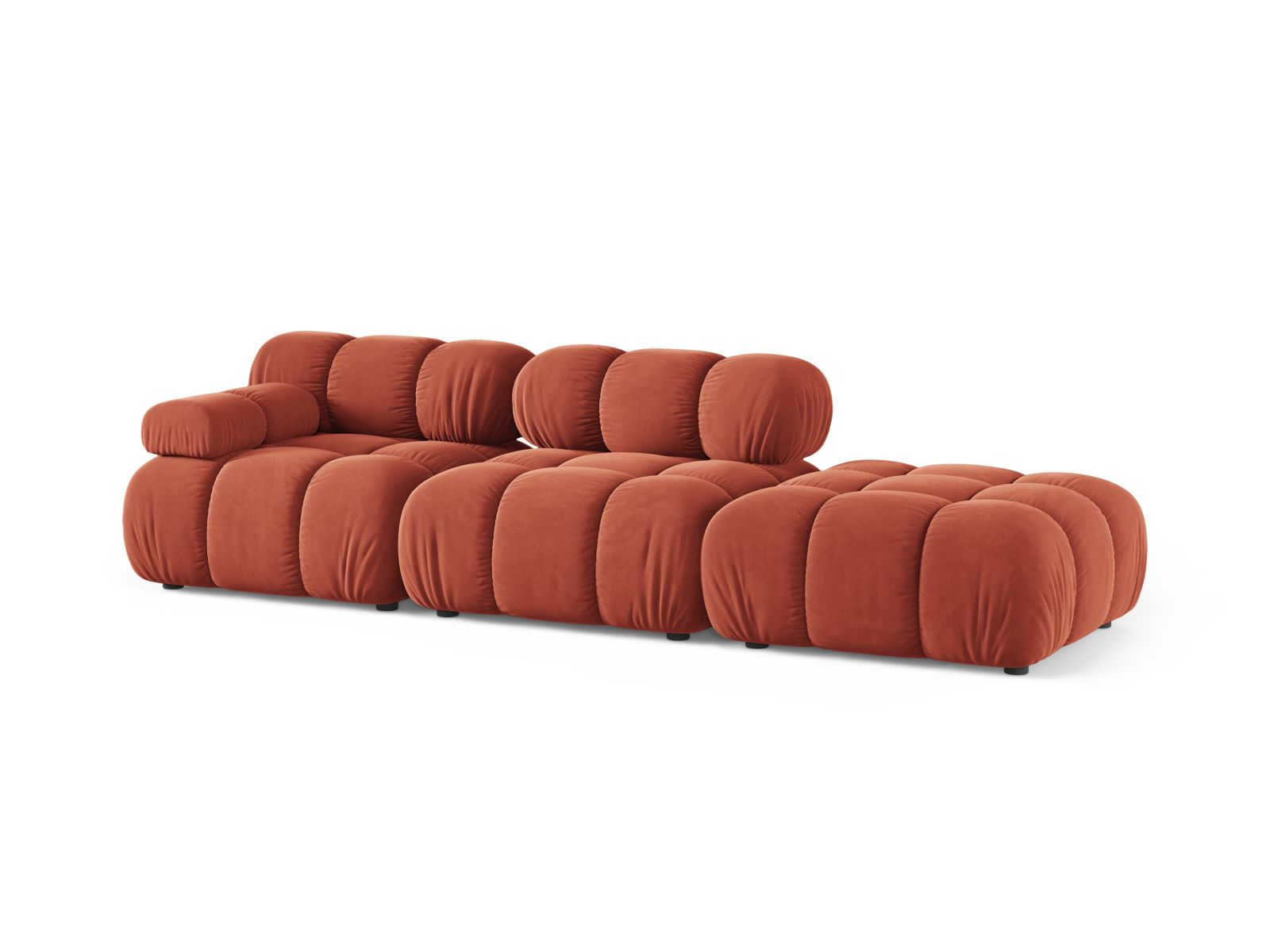 Elegantes 4-Sitzer Sofa Bellis in Coral-Venus, ideal für moderne Wohnräume, präsentiert von Micadoni im KAQTU Onlineshop.