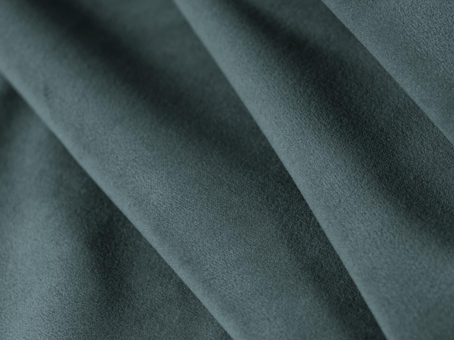 Modulares Ecksofa Bellis in sanftem Türkis, 7-Sitzer, 282 cm, mit luxuriösem Velourbezug, perfekt für moderne Wohnlandschaften.