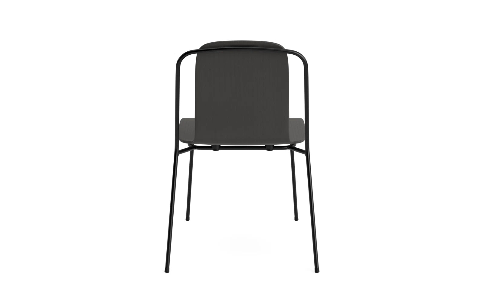 Der Studio Stuhl von Normann Copenhagen vereint robusten Stahl mit hochwertigem Eichenfurnier. Perfekt für moderne Wohn- und Büroumgebungen!