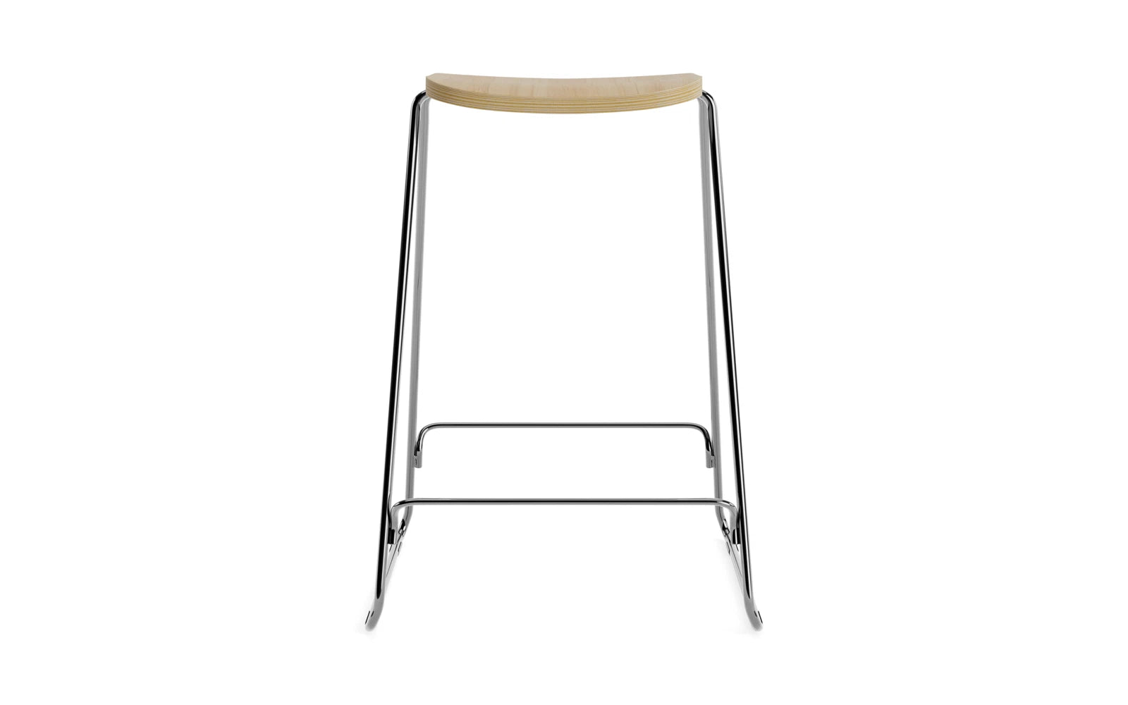 Entdecken Sie den Just Barhocker 65 cm in Eiche/Chrom von Normann Copenhagen – ein elegantes Möbelstück, das modernes Design und hochwertige Materialien vereint.