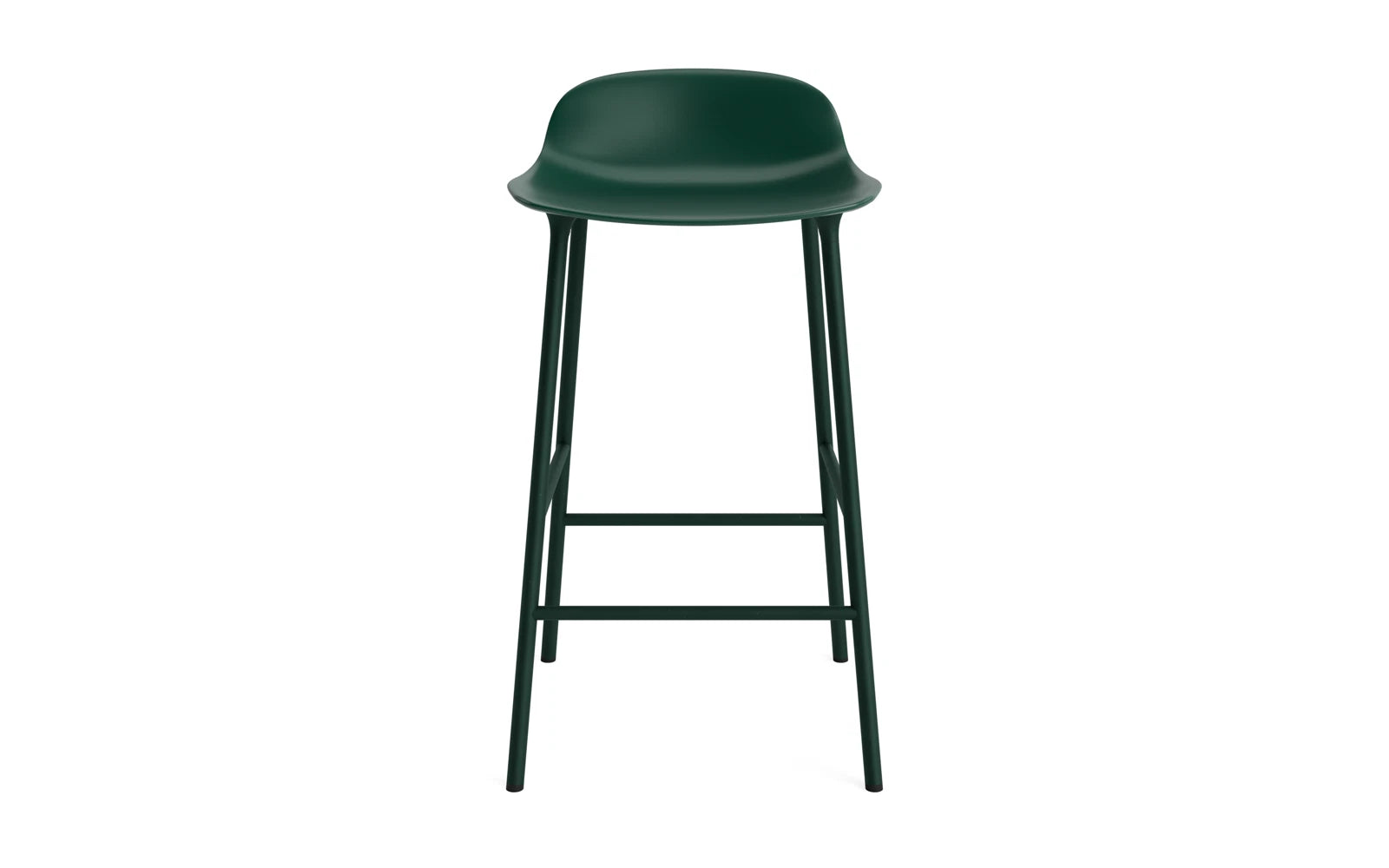 Erleben Sie den Form Barhocker von Normann Copenhagen: Moderner Barstuhl in zeitlosem Design, gefertigt aus langlebigem Polypropylen und stabilem Metall.