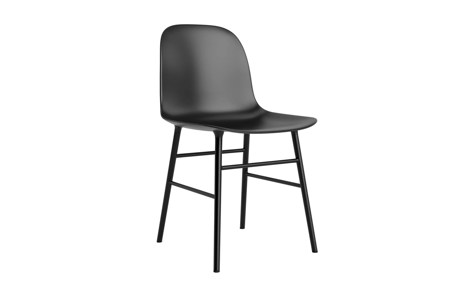 Moderner Form Stuhl: Schlichte Eleganz, hochwertige Materialien, minimalistisch, einladende Silhouette, Handwerkskunst.