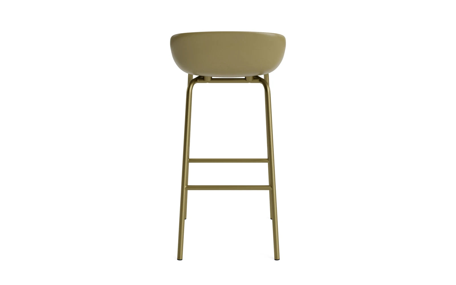 Eleganter Hyg Barhocker in stilvollem Grau von Normann Copenhagen, perfekt für moderne Wohnräume und gemütliche Bar-Atmosphäre.