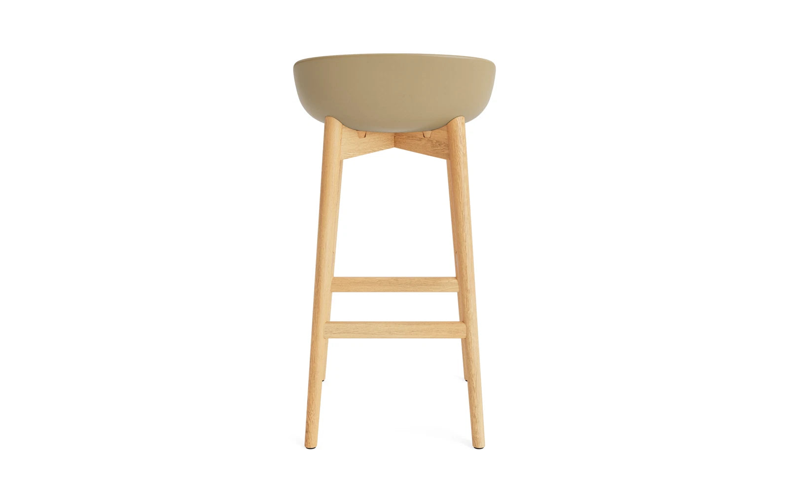 Entdecken Sie den stilvollen Hyg Barhocker 75 cm in Eiche Sand von Normann Copenhagen – ideal für moderne Wohnräume und Bars.